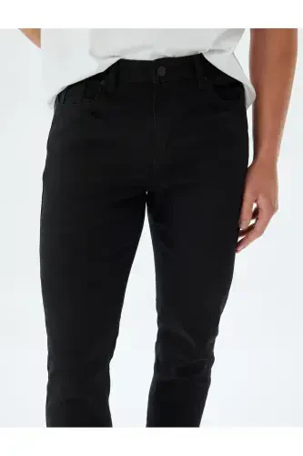 Erkak Jean Shim 5wam40086ıd Qora-QORA22 - 5