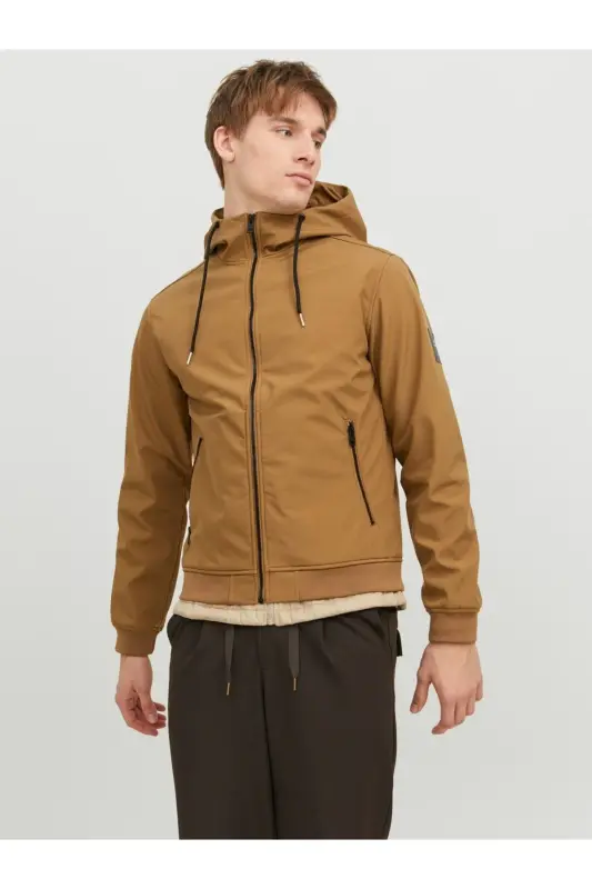 Erkak Jjebasıc Suvga chidamli Softshell Kurtka 12236300-Otter - 6