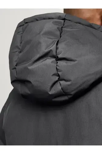 Erkak Jjworld kapüşonli puffer mont 12259850 Asfalt-Asphalt - 5