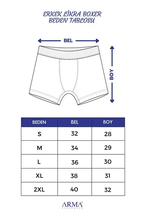 Erkak kulrang katta o'lchamli bokser paxtalik likrali 10 donali paket - 2