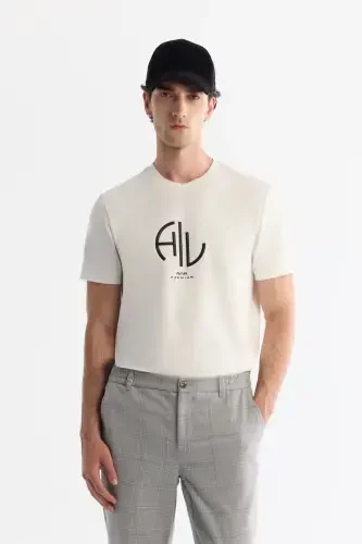 Erkak kulrang Slim Fit yonlari lastikli katakli duble pa - 6