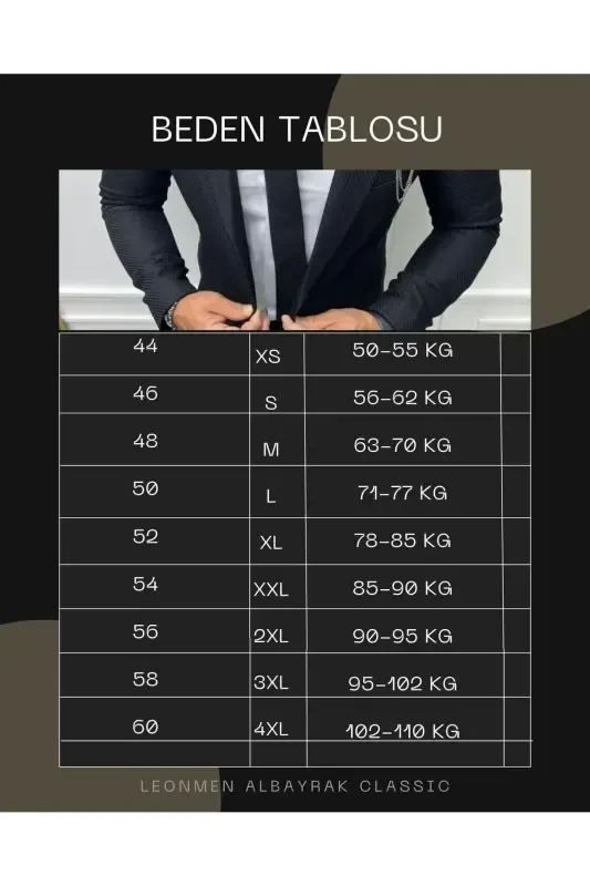 Erkak Kurtka Slim Fit Tor Kiyim-kulrang - 2