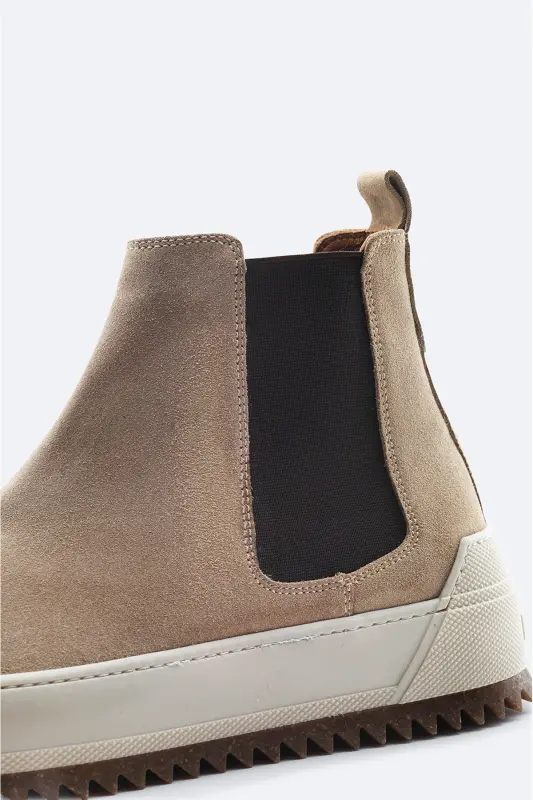 Erkak norka %100 zamsh teri Moslashuvchan va bardoshli yengil termo taglik Chelsea etik A32y8011-Norka - 3