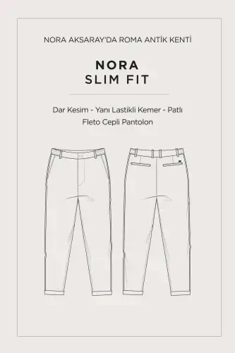 Erkak norkaning slim fit yon tomoni elastik yumshoq teginishli - 7