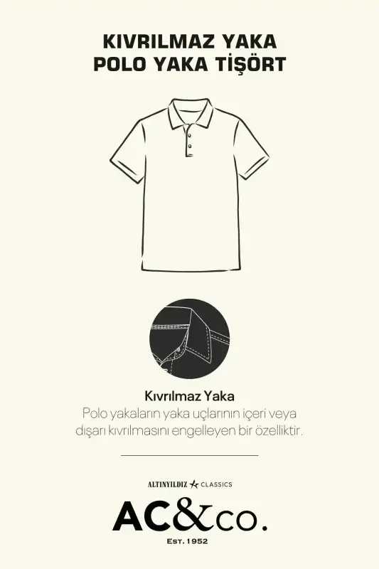 Erkak och ko'k 100% paxta bukilmaydigan pike polo yoqali slim fit tor kesimli futbolka - och ko'k - 6