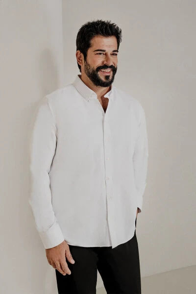 Erkak Oq 2'li Paxta Oksford Oson Dazmollanadigan - AC&CO / ALTINYILDIZ CLASSICS (1)