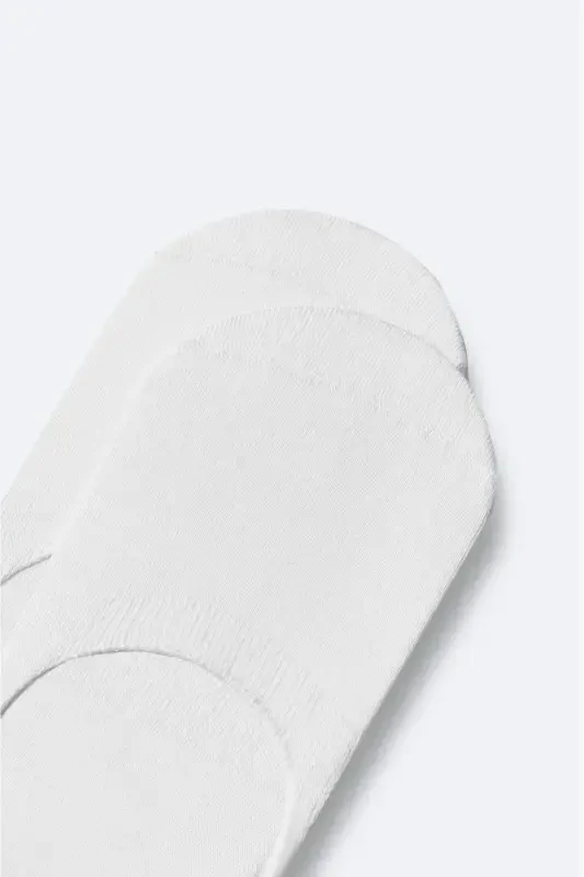 Erkak oq paxtalik babet paypoq B008557-Oq - 2