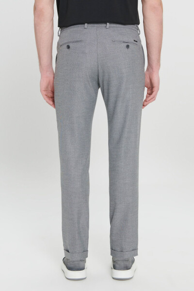 Erkak qora Comfort Fit qulay kesimli yon cho'ntakli naqsh - 6