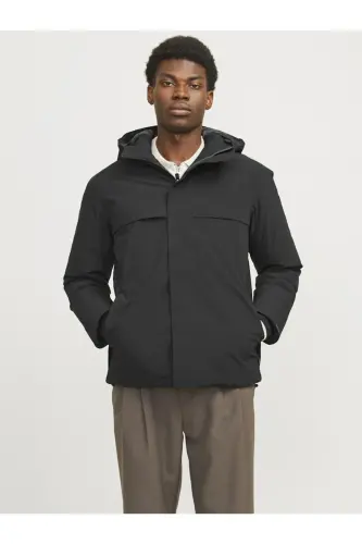 Erkak Qora Jprblawave Kurtka Kurtka 12259457-Black-Qora - JACK & JONES (1)