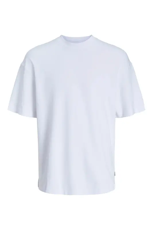 Erkak Qulay Kesimli Basic Futbolka - 12254412-Oq - 3