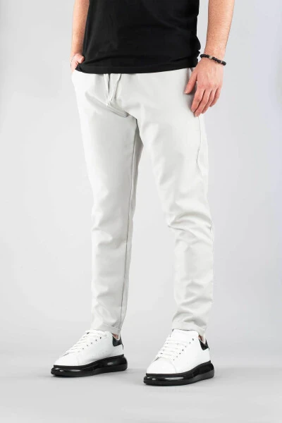 Erkak rezinkali fitilli jogger shim - 1