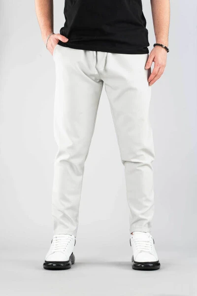 Erkak rezinkali fitilli jogger shim - 3
