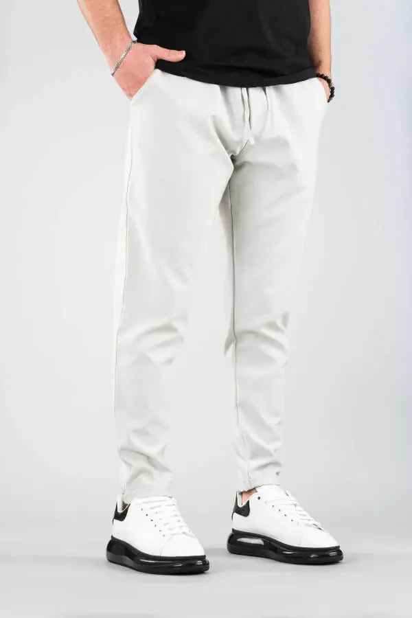 Erkak rezinkali fitilli jogger shim - 4