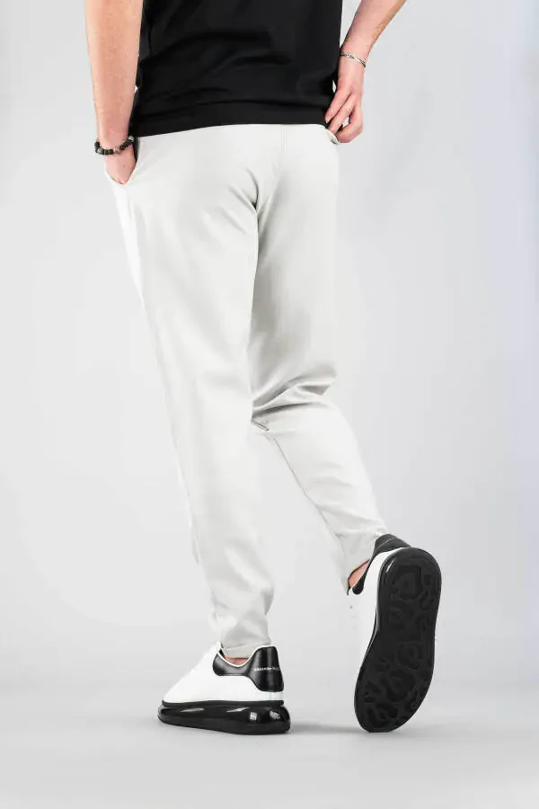 Erkak rezinkali fitilli jogger shim - 5