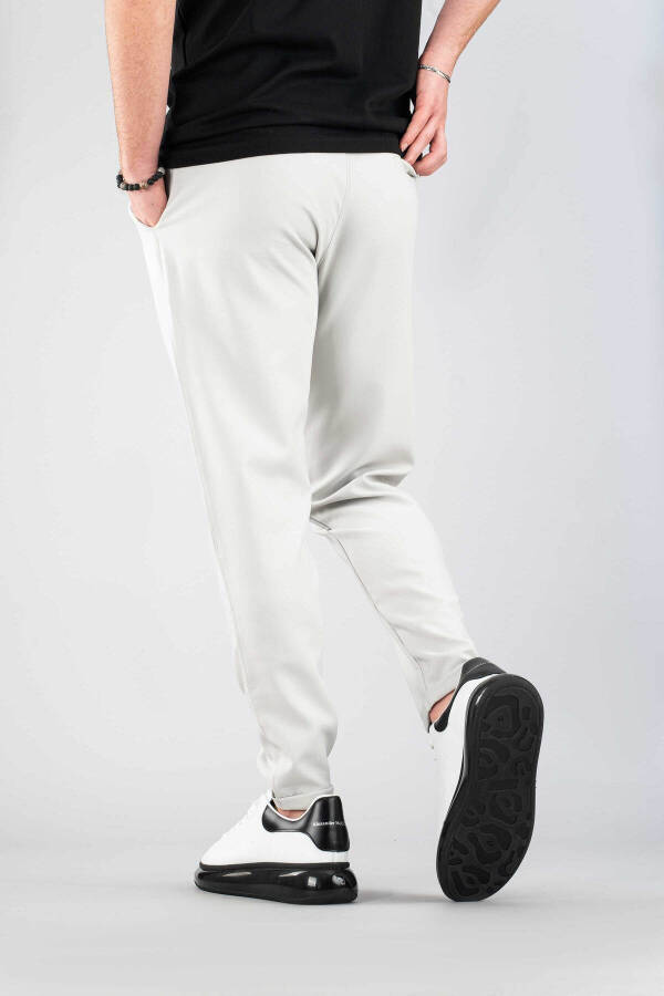 Erkak rezinkali fitilli jogger shim - 5