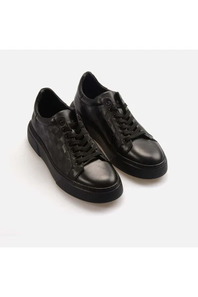 Erkak Rugan Teri Eva Tovan Qora Kundalik Poyabzal-S - 3