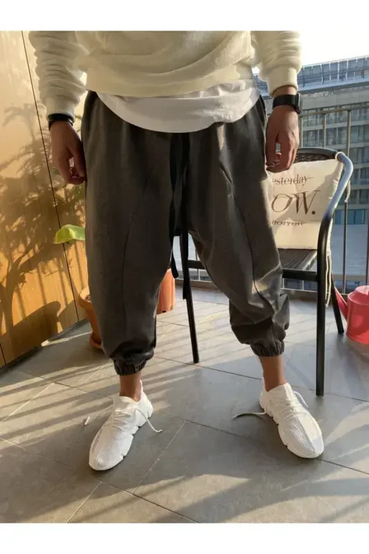 Erkak shalvar tipidagi sport kostyumi - ANTRASIT - 2