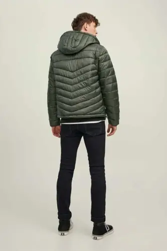 Erkak shishirilgan puffer kaputli kurtka - 12211785-ROSIN/CONTRAST - JACK & JONES (1)
