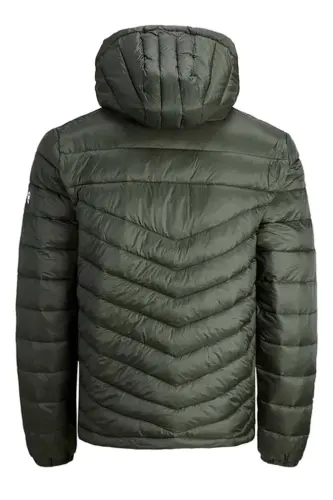 Erkak shishirilgan puffer kaputli kurtka - 12211785-ROSIN/CONTRAST - 5