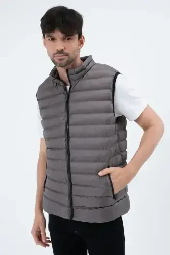 Erkak Shishirma Yelek Suv o'tkazmaydigan Waterproof-ANTRASIT - GAREN (1)