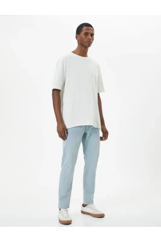 Erkak Skinny Fit jinsi shim - 2