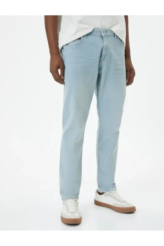Erkak Skinny Fit jinsi shim - 3