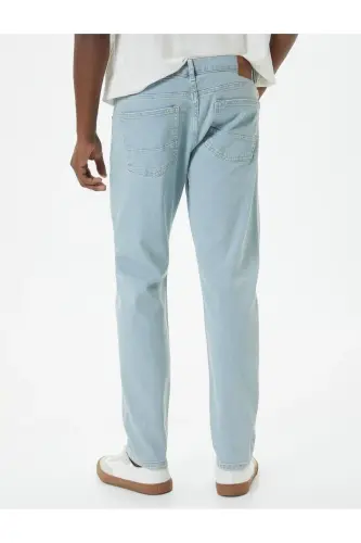 Erkak Skinny Fit jinsi shim - 4