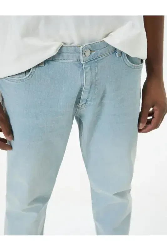 Erkak Skinny Fit jinsi shim - 5