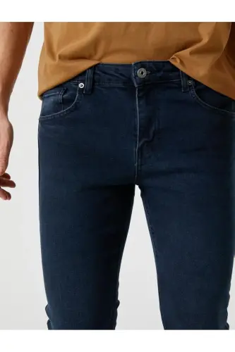Erkak Super Skinny Jean Shim - 5