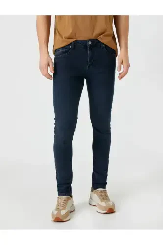 Erkak Super Skinny Jean Shim - 3
