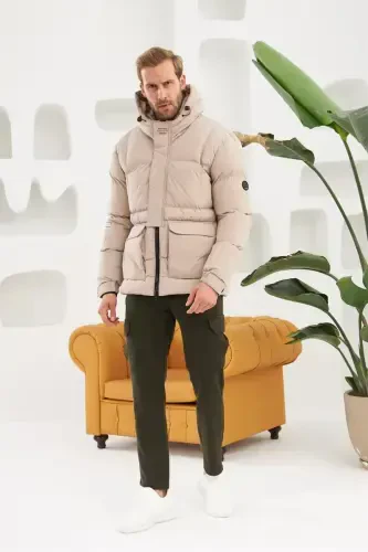 Erkak suv va shamol o'tkazmaydigan sport shishadigan kurtka Tosh-Tosh - 3