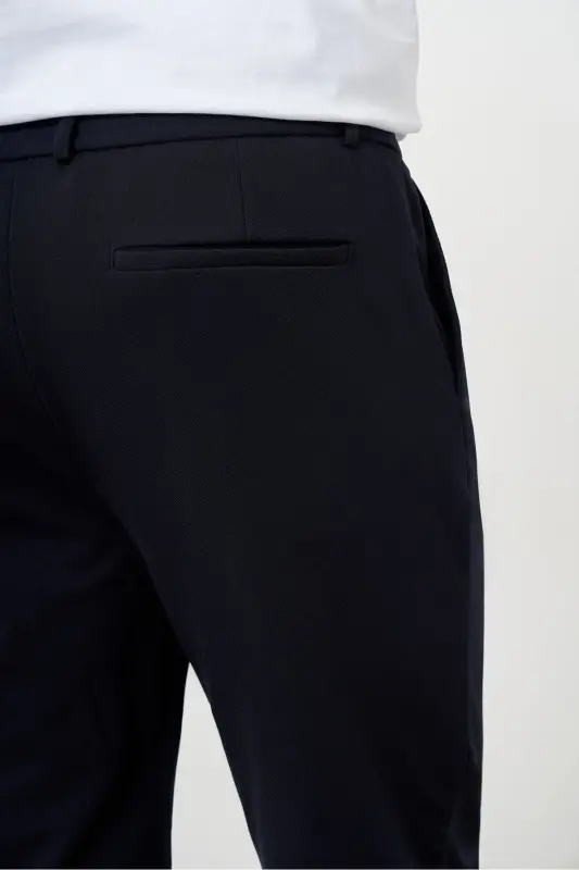 Erkak to‘q ko‘k slim fit jogger shim - To‘q ko‘k - 6