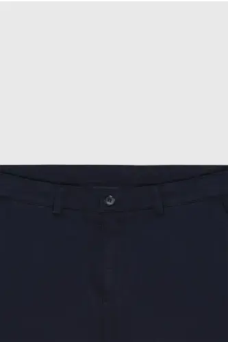 Erkak to'q ko'k slim fit tor kesimli paxtalik elastik Ar - 9