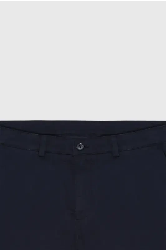 Erkak to'q ko'k slim fit tor kesimli paxtalik elastik Ar - 9