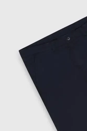 Erkak to'q ko'k slim fit tor kesimli paxtalik elastik Ar - 10