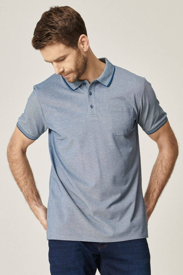 Erkak tortmaydigan paxta mato Comfort Fit qulay bichim - 4