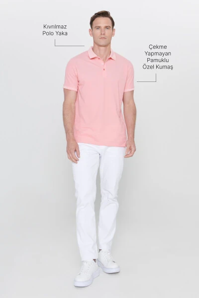 Erkak tortmaydigan paxta mato Slim Fit tor kesim Pe - 2