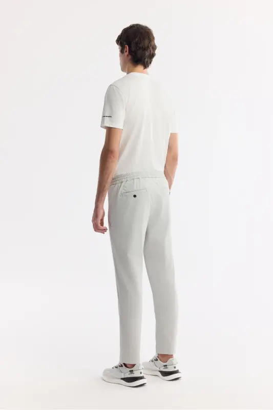 Erkak Tosh Relaxed Fit Beli Rezinkali Bog'ichli Fermuar - 3
