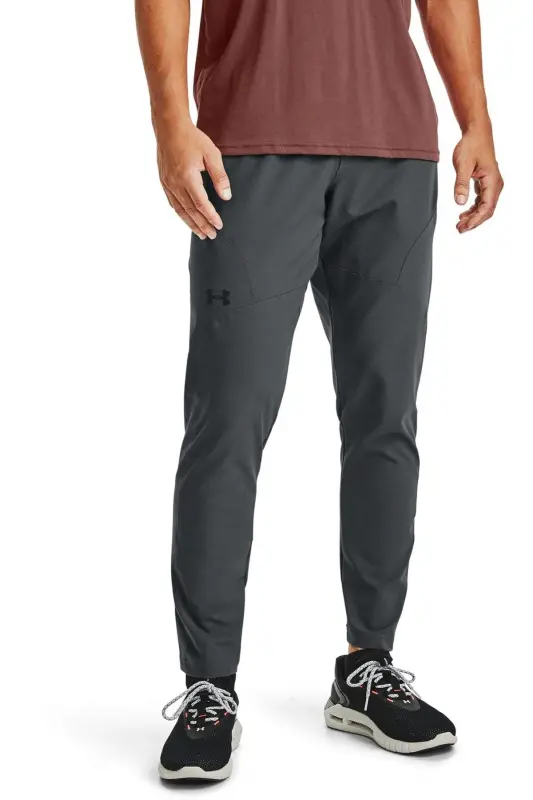 Erkak UA Unstoppable Tapered Eşofman Altı 1352028-012-Kulrang - 1
