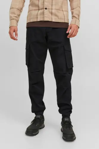 Erkak Yon cho'ntakli kargo shim - Kane Noah-Black - 8