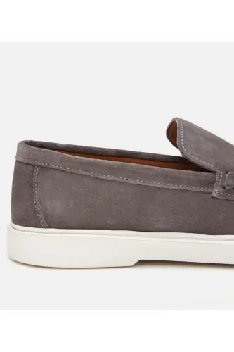 Erkak zamsh teri Antratsit Loafer-ANTRASIT - 4