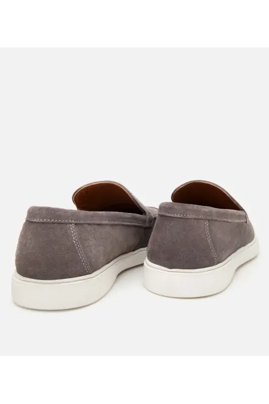 Erkak zamsh teri Antratsit Loafer-ANTRASIT - 7