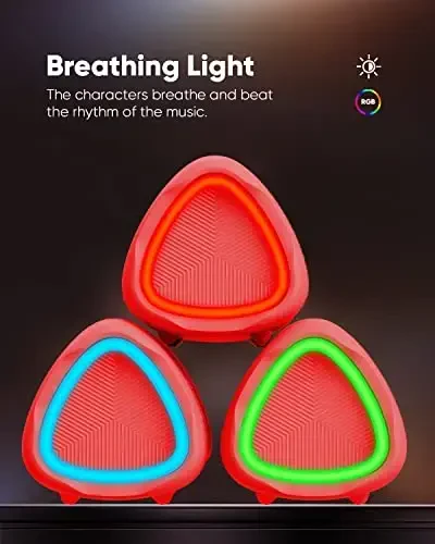 Erkaklar, ayollar, o'smirlar, o'g'il bolalar va qizlar uchun Bluetooth karnay paypoqlari: Portativ simsiz, IPX5 suv o'tkazmaydigan, kattalar uchun oq fil sovg'alari, 20 soatgacha ijro etish vaqti, TWS juftligi, uy/partiya/tashqi makon uchun (qizil) - 4