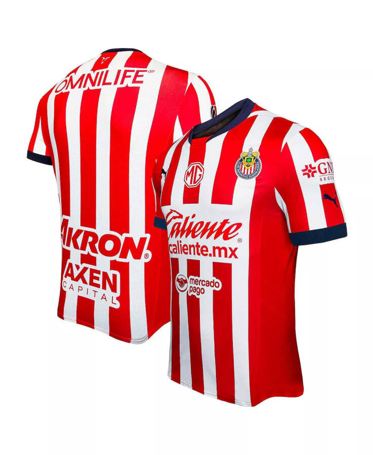 Erkaklar Chivas 2024/25 tashqi haqiqiy futbolkasi qizil - 1