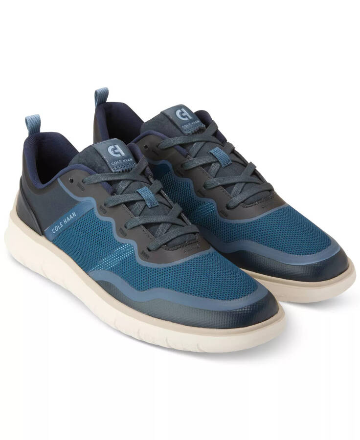 Erkaklar Generation ZERØGRAND Stitchlite ™ bog'lovchi poyabzal Blue Wing Teal/Oxford Tan/Ivory - 5