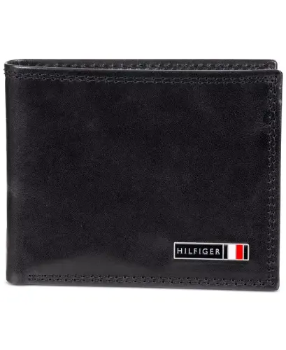Men's Wallet Edisto RFID Slimfold Wallet-Black - 1