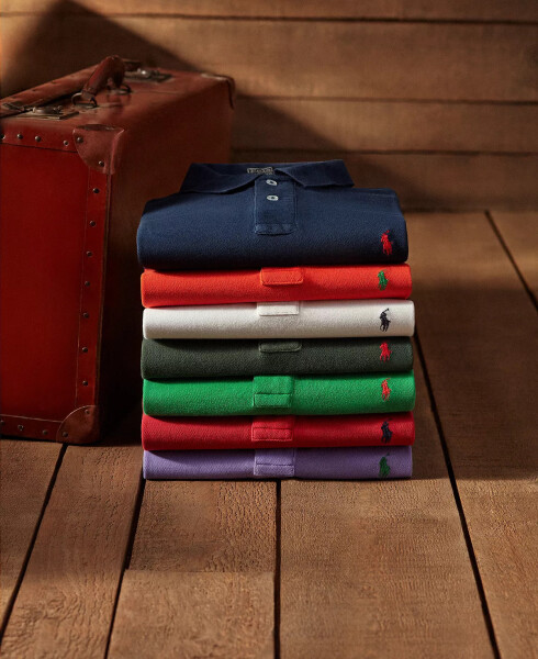 Erkaklar Klassik Kesimli Mesh Polo Canterbury Heather - 5