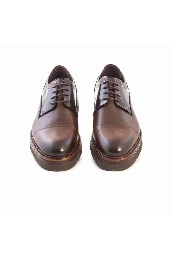 Erkaklar kundalik poyabzali 9430-1-Qahva Acma - 3