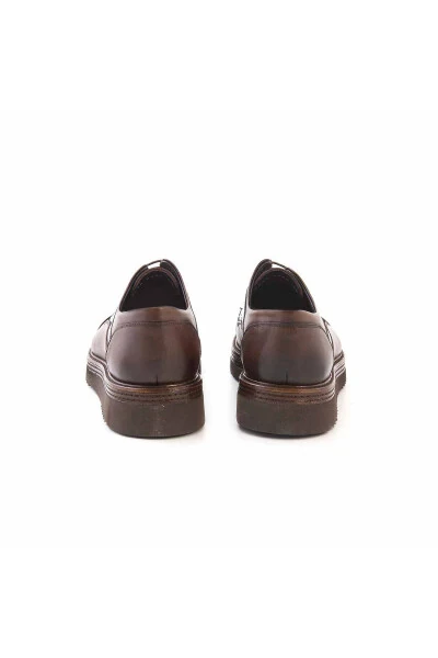 Erkaklar kundalik poyabzali 9430-1-Qahva Acma - 4