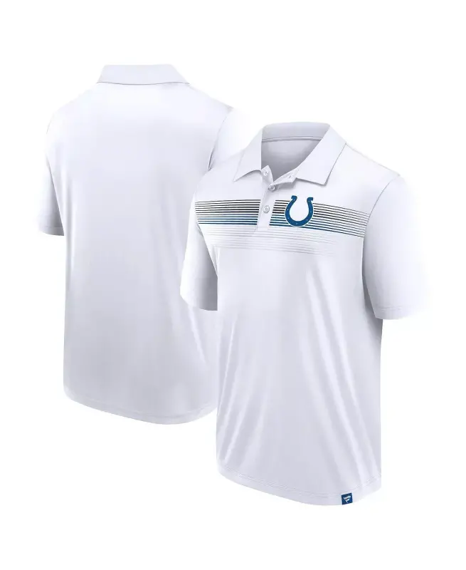 Erkaklar oq Indianapolis Colts g'alaba uchun biz Interlock Polo ko'ylagi - FANATICS